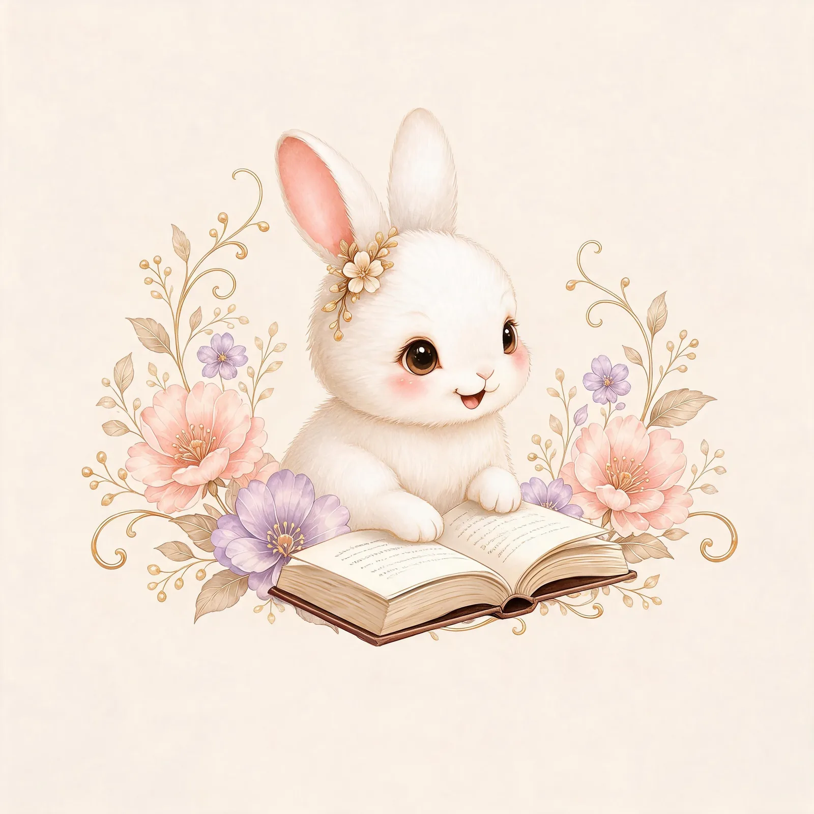 絨絨在讀書